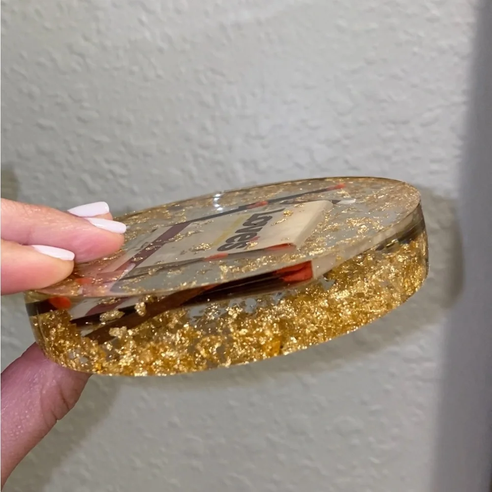 Matchbox Resin Coasters 🪩🎞️💌 - Picture 3 of 5